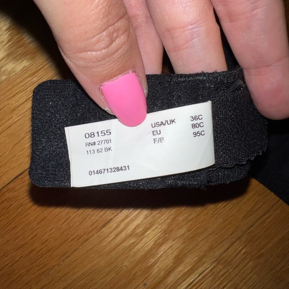 Black Strapless Bra - Picture 3 of 4